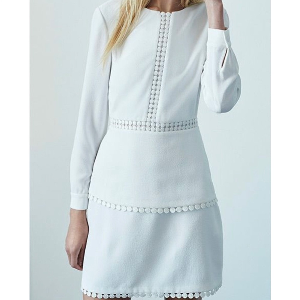 Club Monaco white one-piece dress